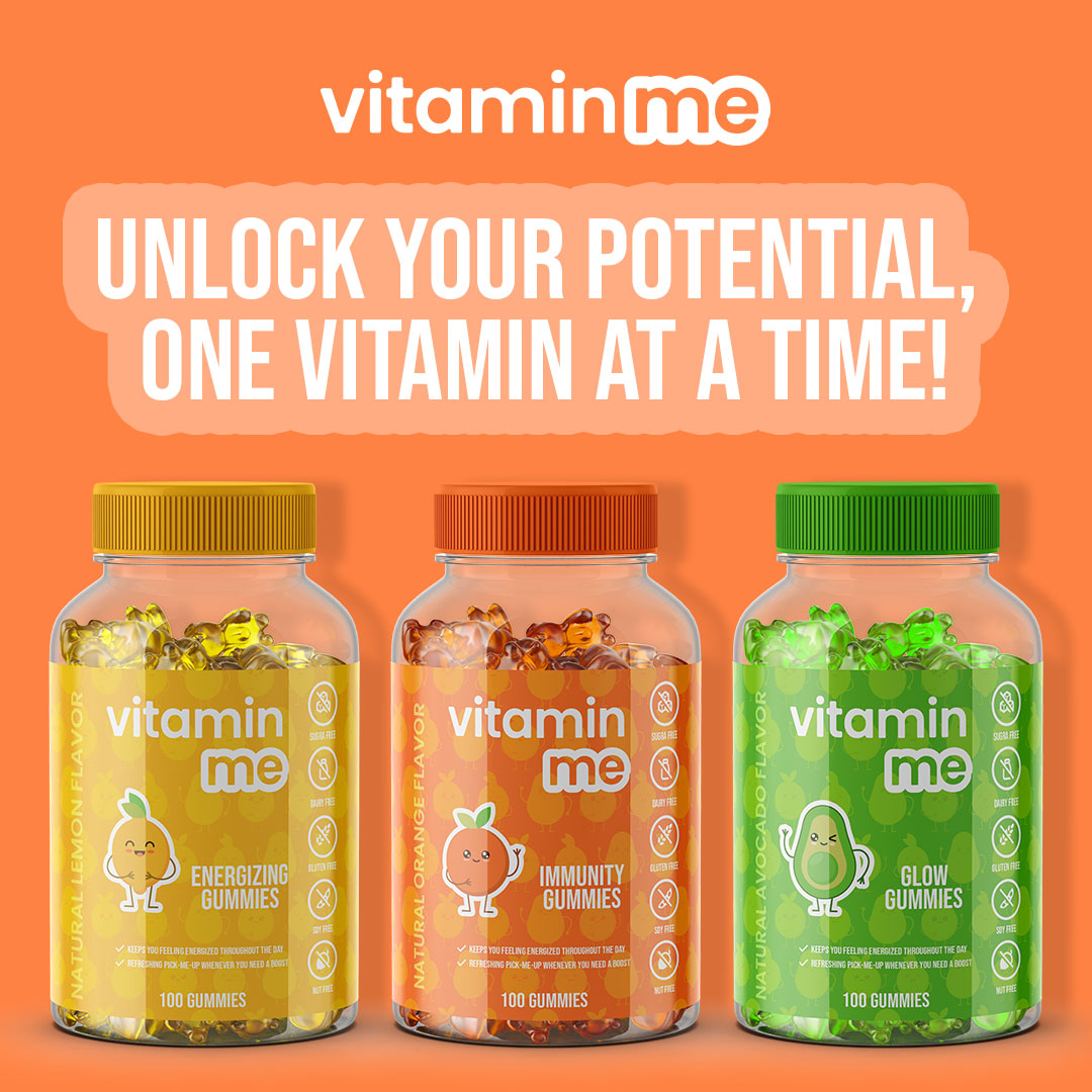 Vitamin Me „Vitamin Me“ ist eine Vitaminmarke, die ein Logo und ein Verpackungsdesign für ihre Gummibärchen benötigt, sowie jegliche Extras!